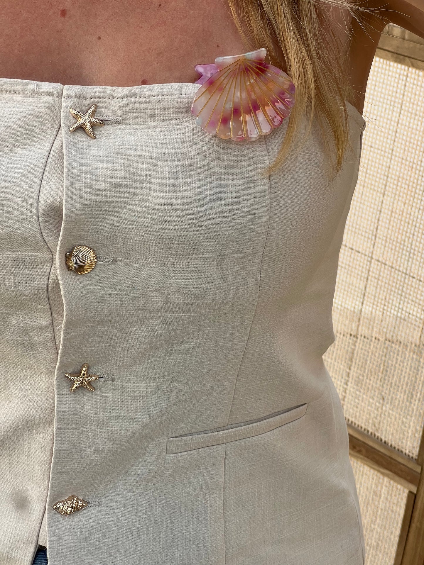Bustier coquillages