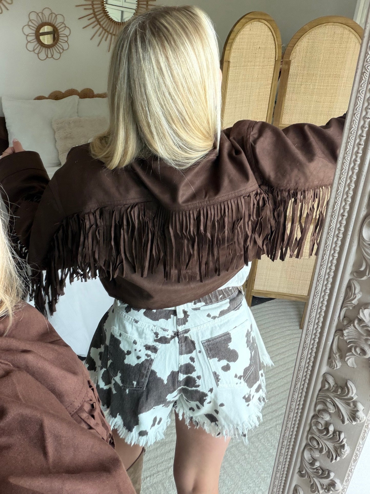 Veste à franges