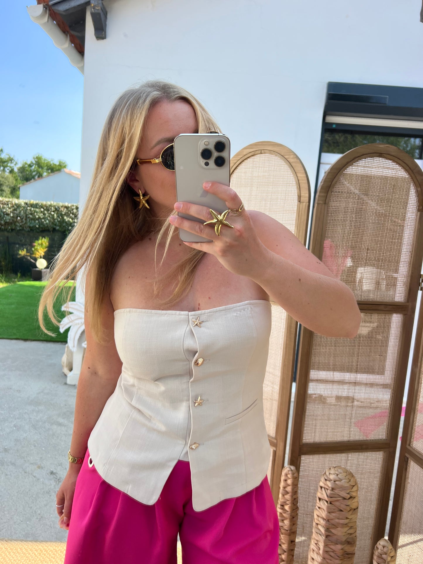 Bustier coquillages