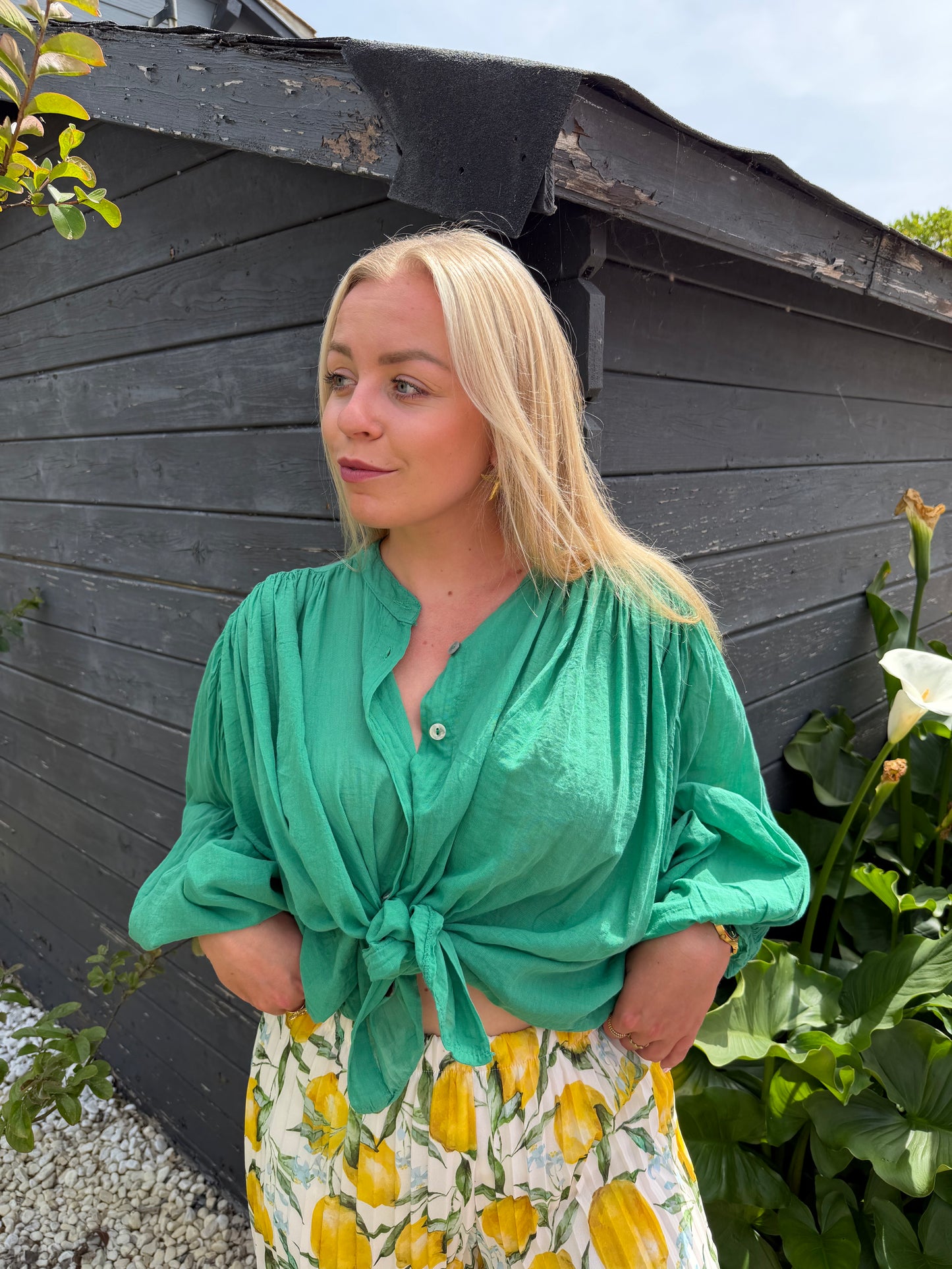Blouse SUMMER verte