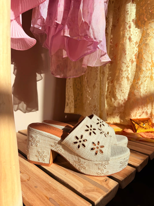 Mules FLEURS