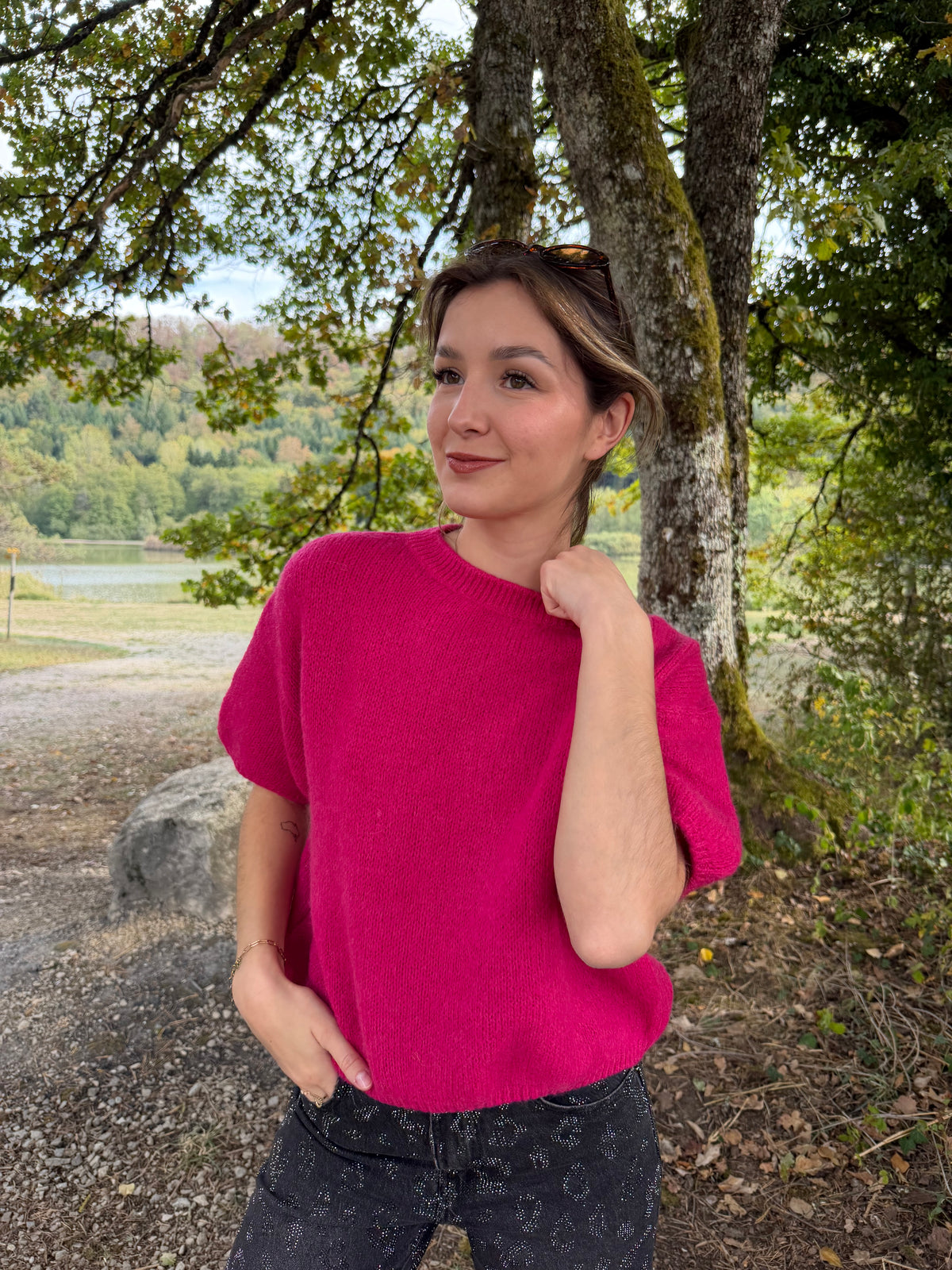 Pull SOLÈNE Rose
