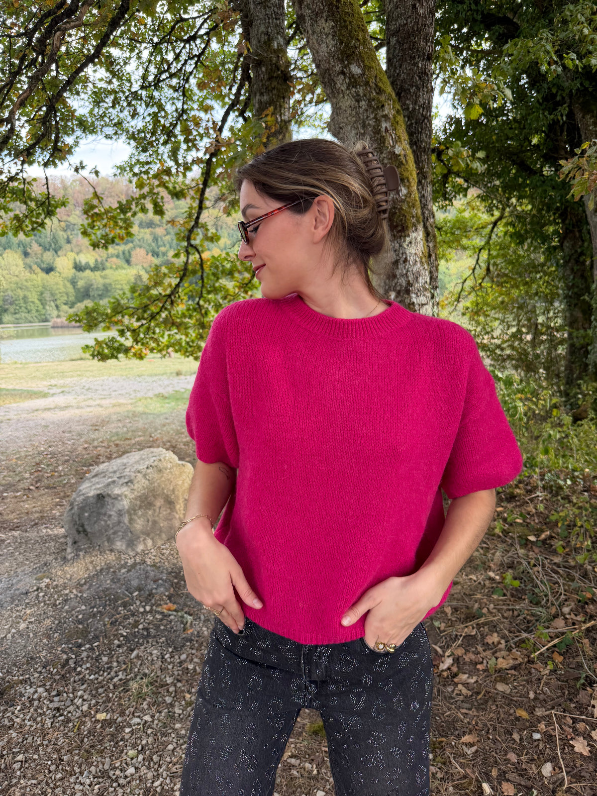 Pull SOLÈNE Rose