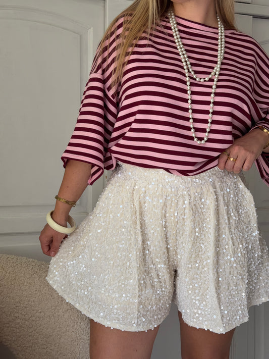 Short paillettes