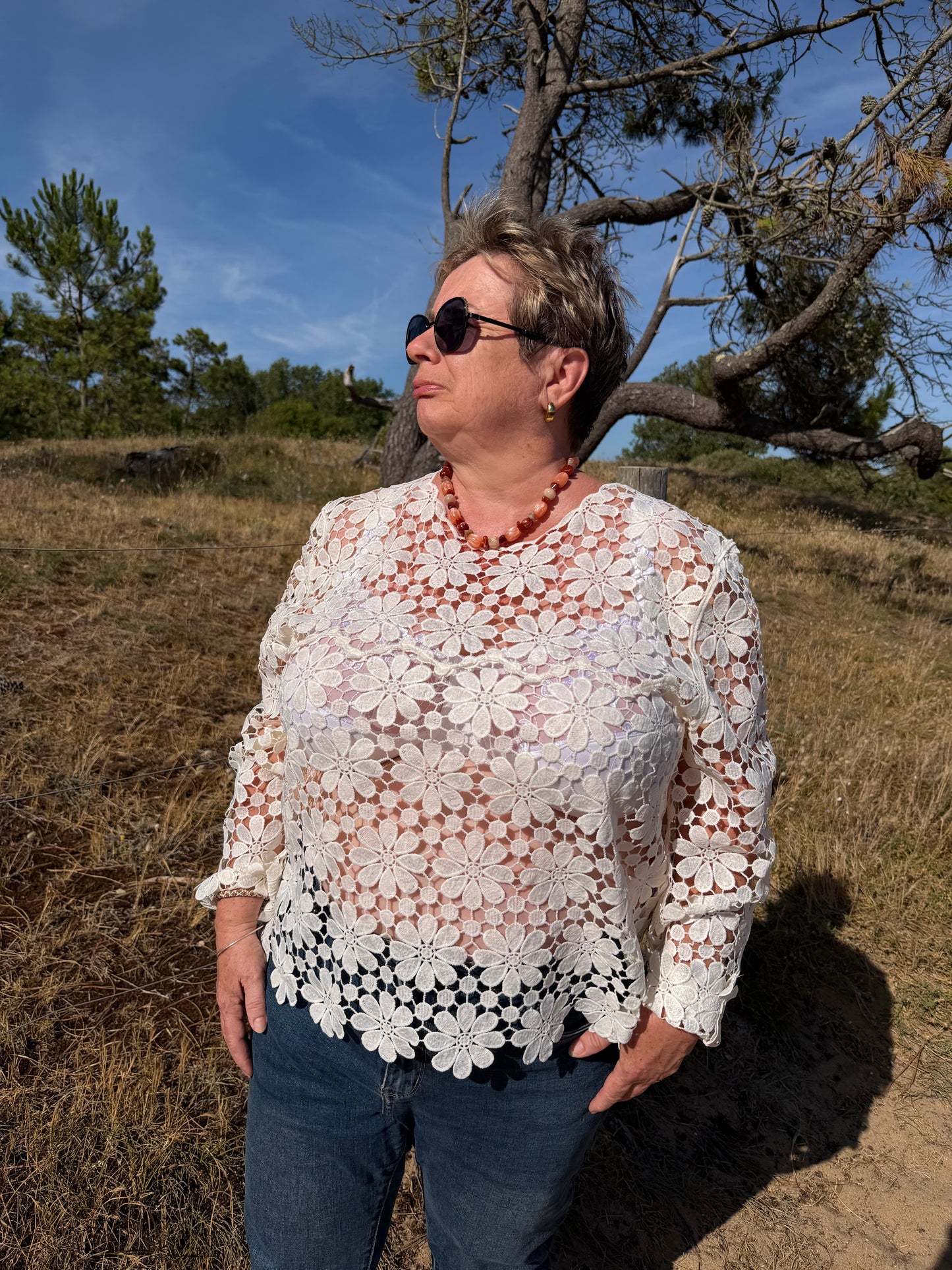 Top crochet GRANDE TAILLE
