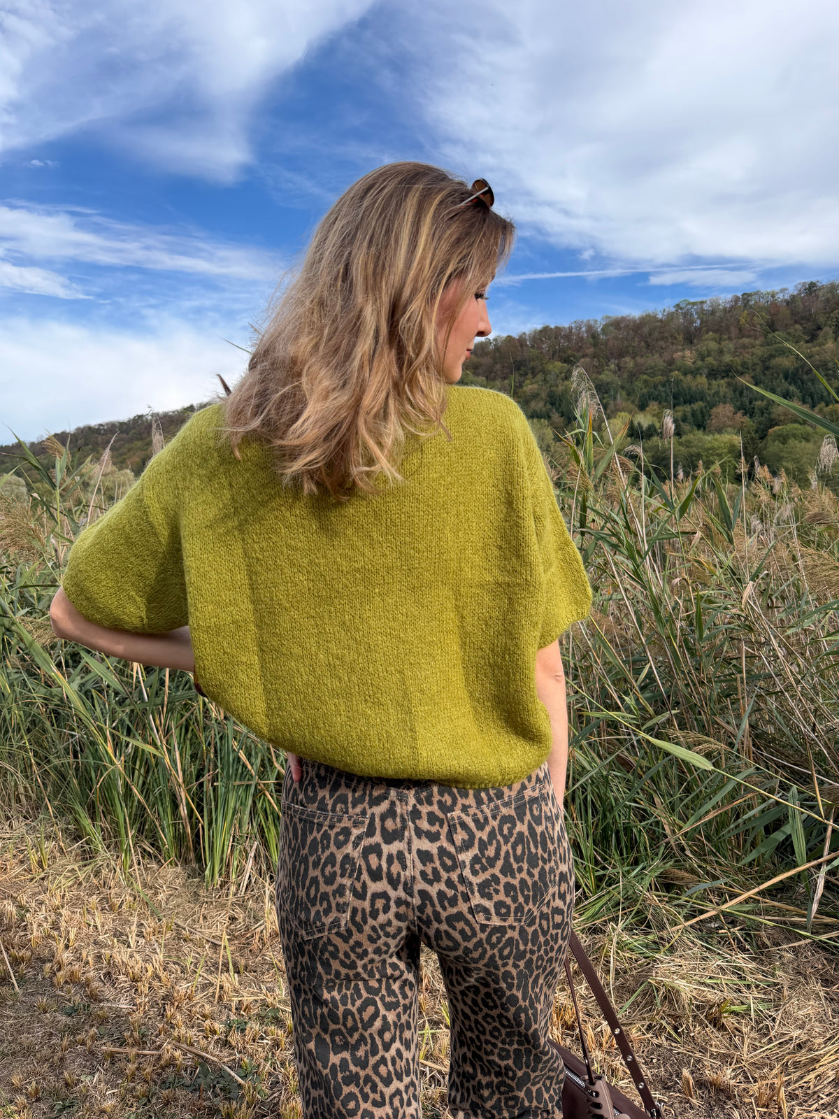 Pull SOLENE vert pistache