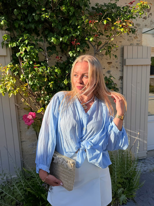 Blouse SUMMER bleu