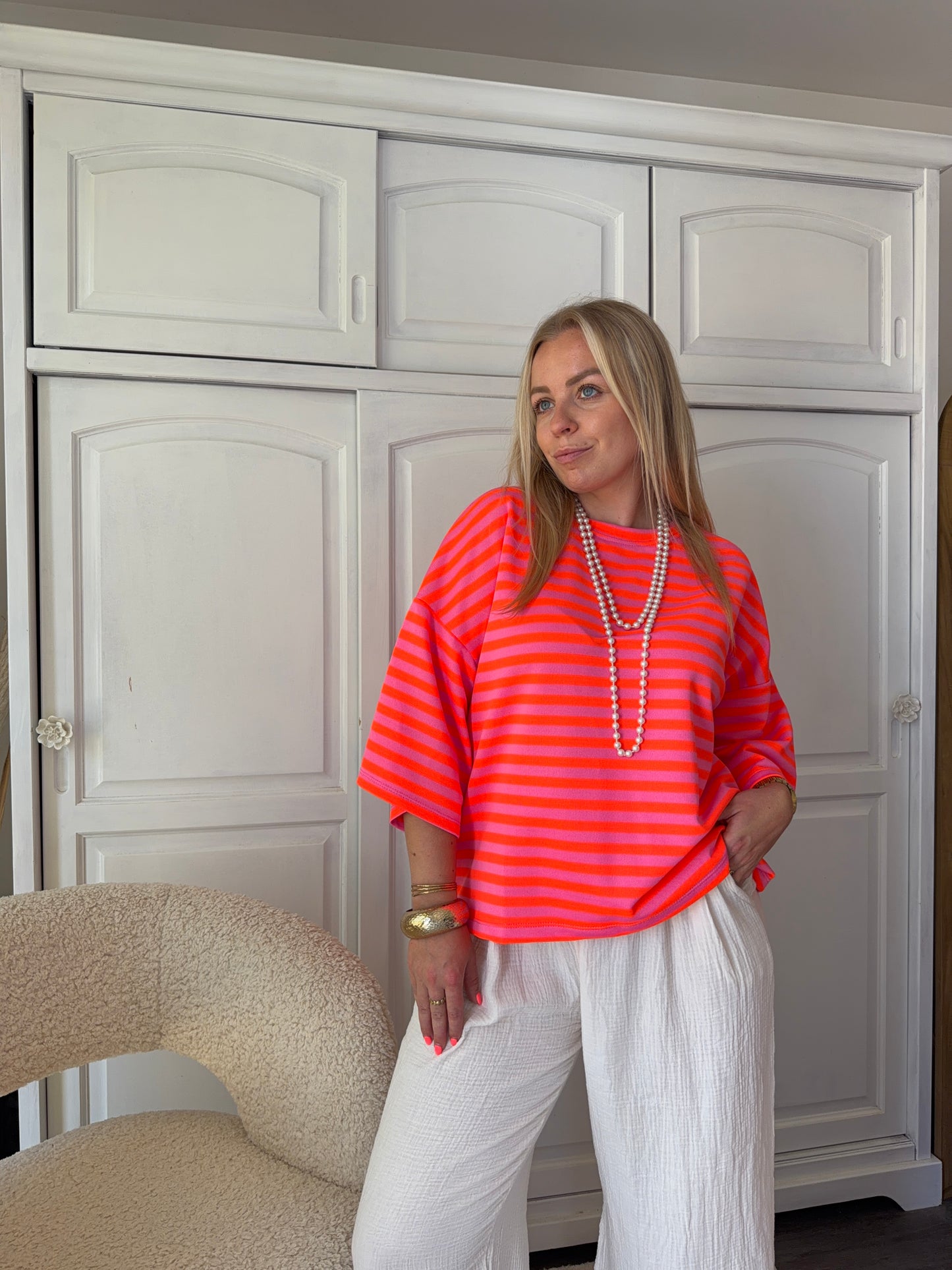 Sweat-Shirt ICONIC Corail