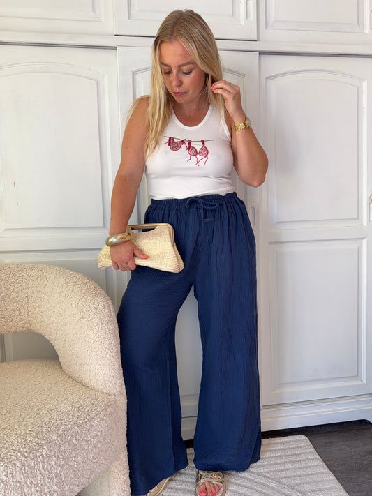 Pantalon EMY Bleu marine
