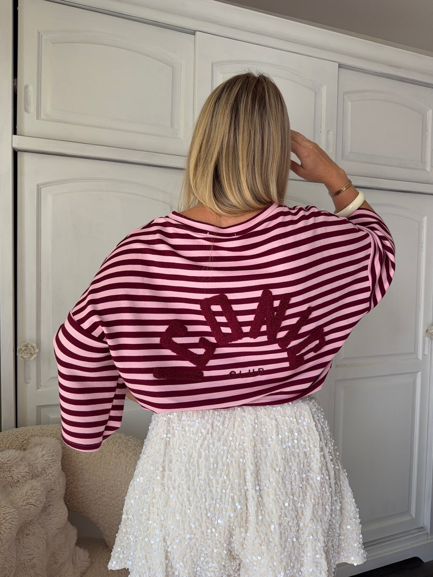 Sweat-Shirt ICONIC bordeaux