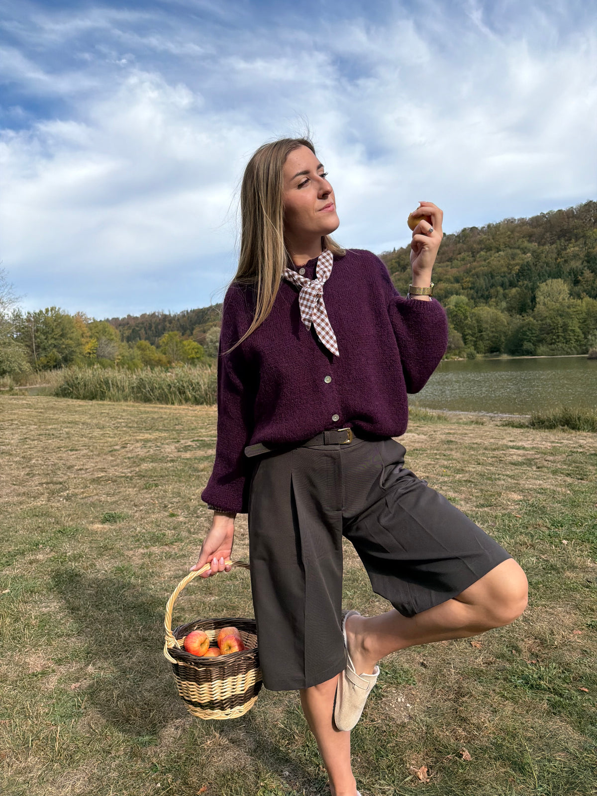 gilet MARGAUX violet
