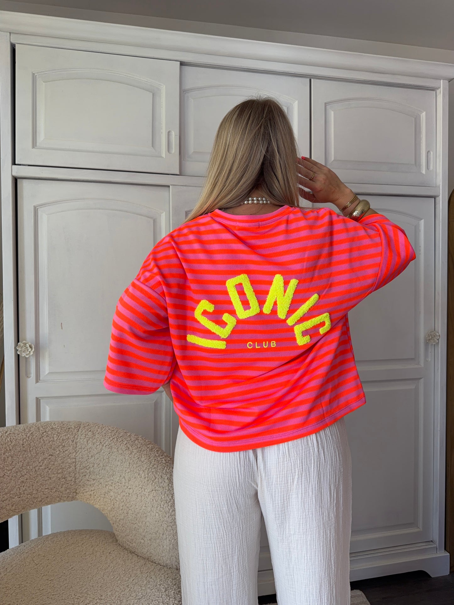Sweat-Shirt ICONIC Corail