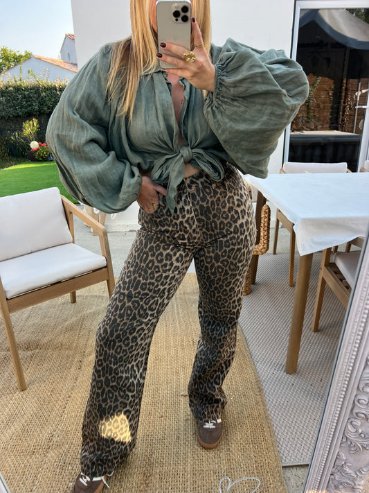 Pantalon Léopard