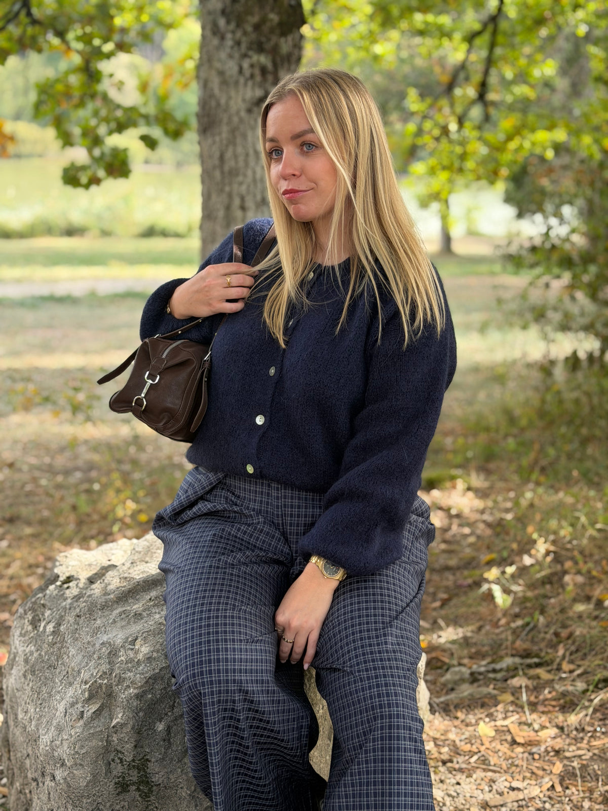 Gilet MARGAUX bleu marine