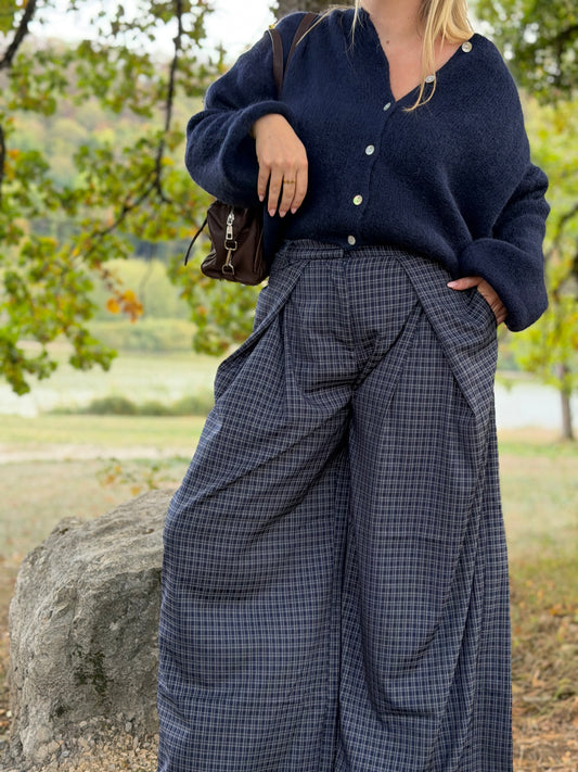 pantalon KAILA à carreaux