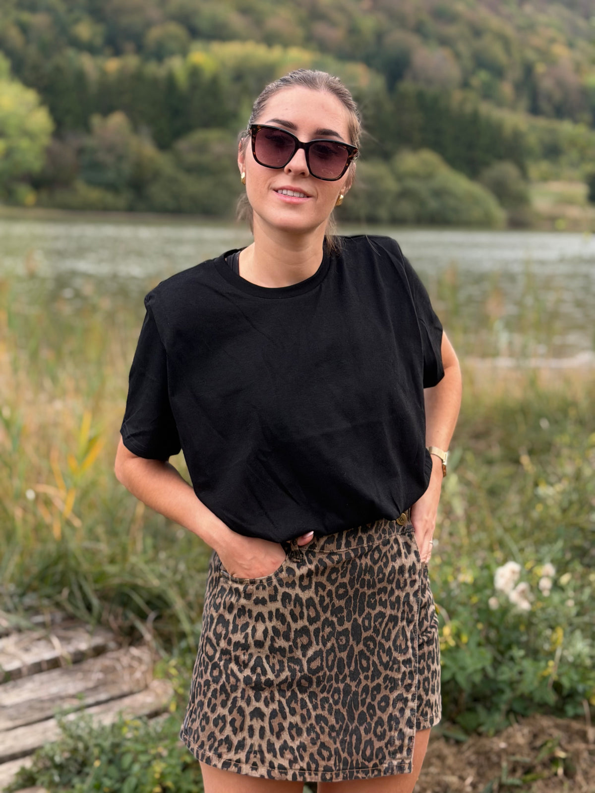 T-shirt NAOMIE noir