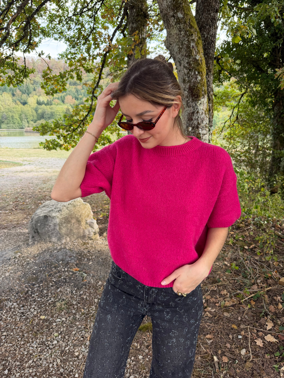 Pull SOLÈNE Rose