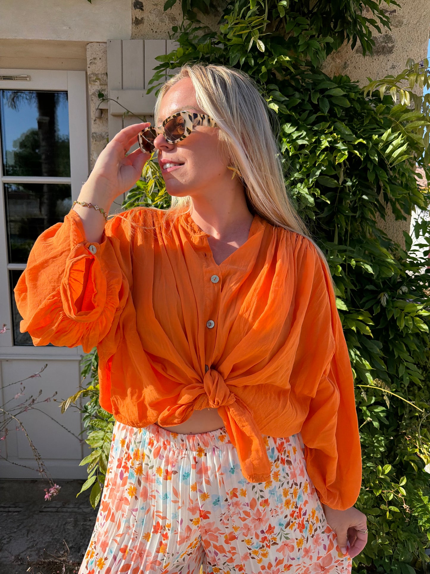 Blouse SUMMER orange