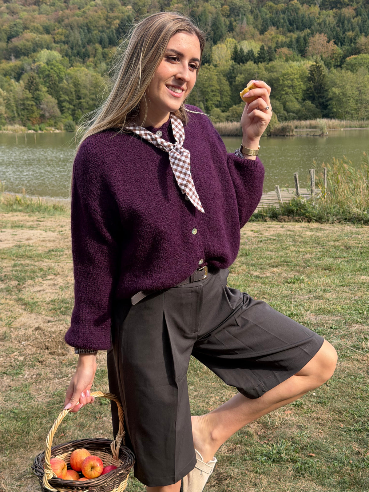 gilet MARGAUX violet