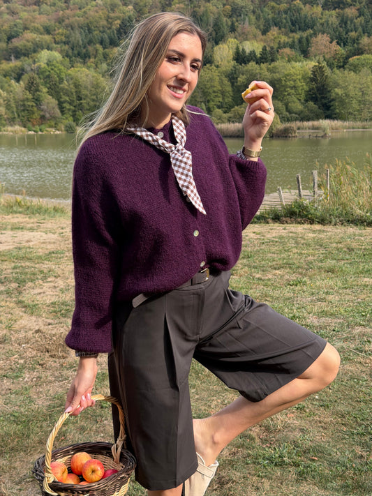 gilet MARGAUX violet
